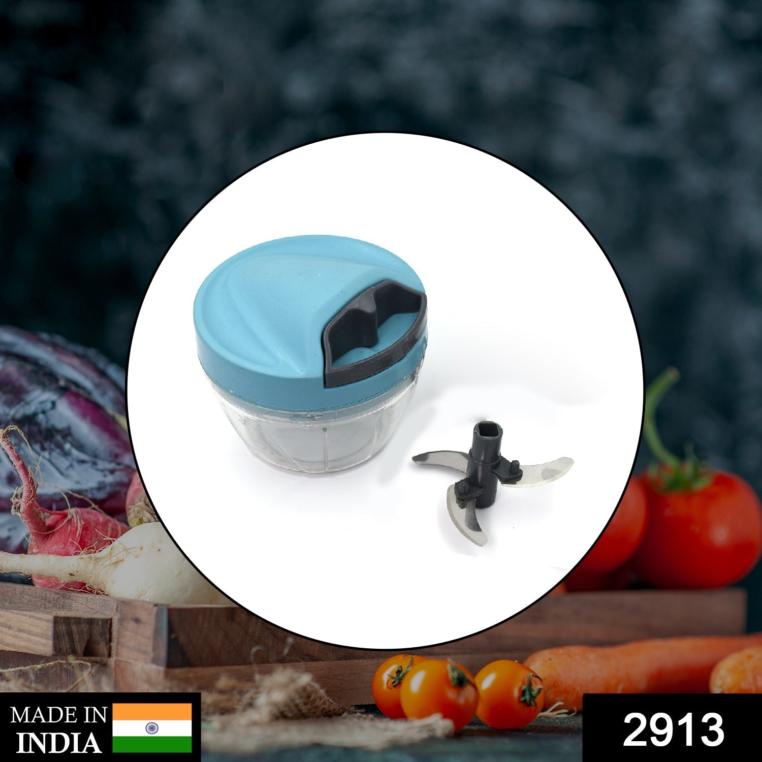 2913 Chopper with 3 Blades for Effortlessly Chopping Vegetables and Fruits for Your Kitchen DeoDap 2913 Chopper with 3 Blades for Effortlessly Chopping Vegetables and Fruits for Your Kitchen DeoDap